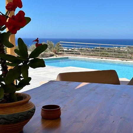 Makrýgialos Mediterranean View Villa מראה חיצוני תמונה