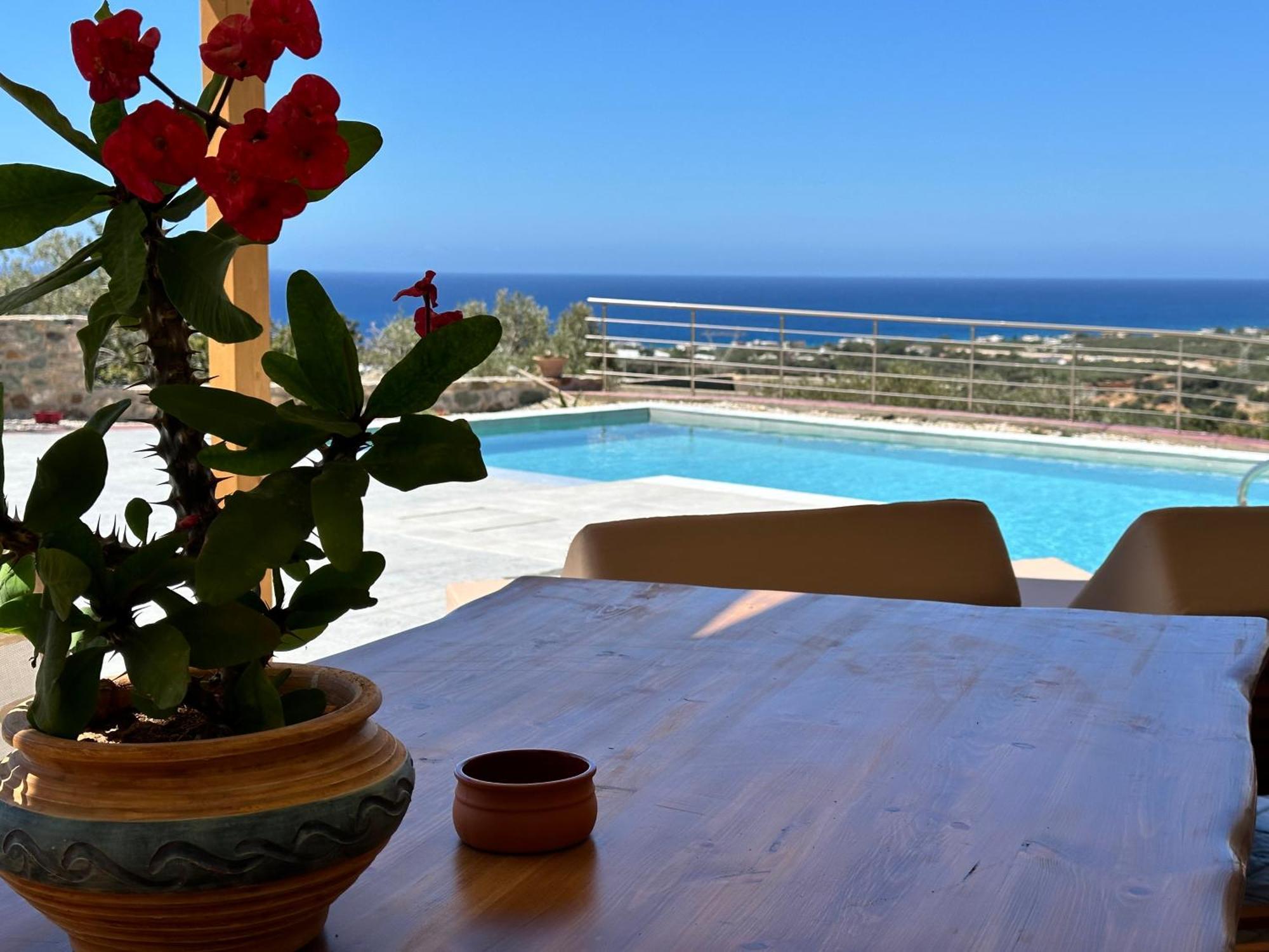 Makrýgialos Mediterranean View Villa מראה חיצוני תמונה