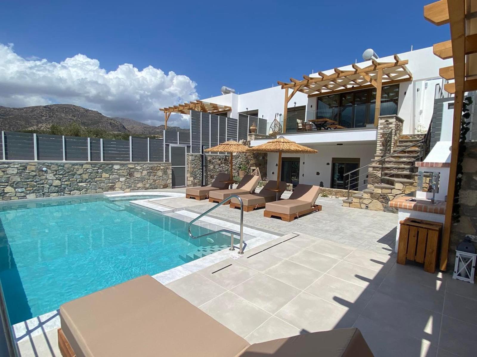 Makrýgialos Mediterranean View Villa מראה חיצוני תמונה