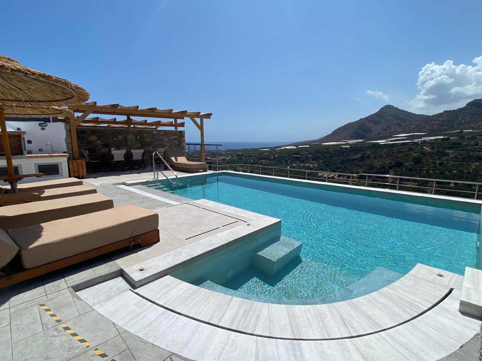 Makrýgialos Mediterranean View Villa מראה חיצוני תמונה