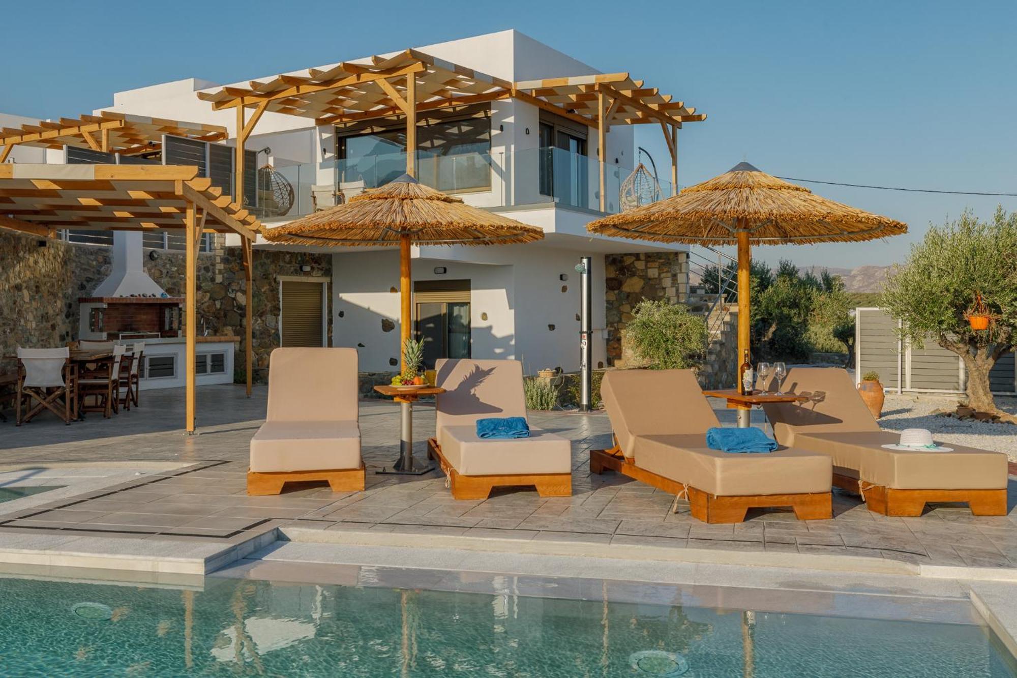 Makrýgialos Mediterranean View Villa מראה חיצוני תמונה