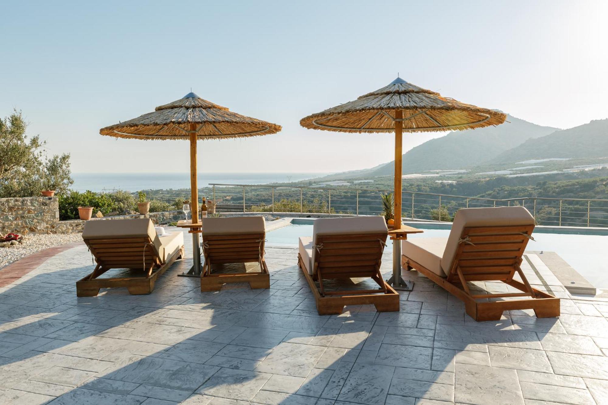 Makrýgialos Mediterranean View Villa מראה חיצוני תמונה