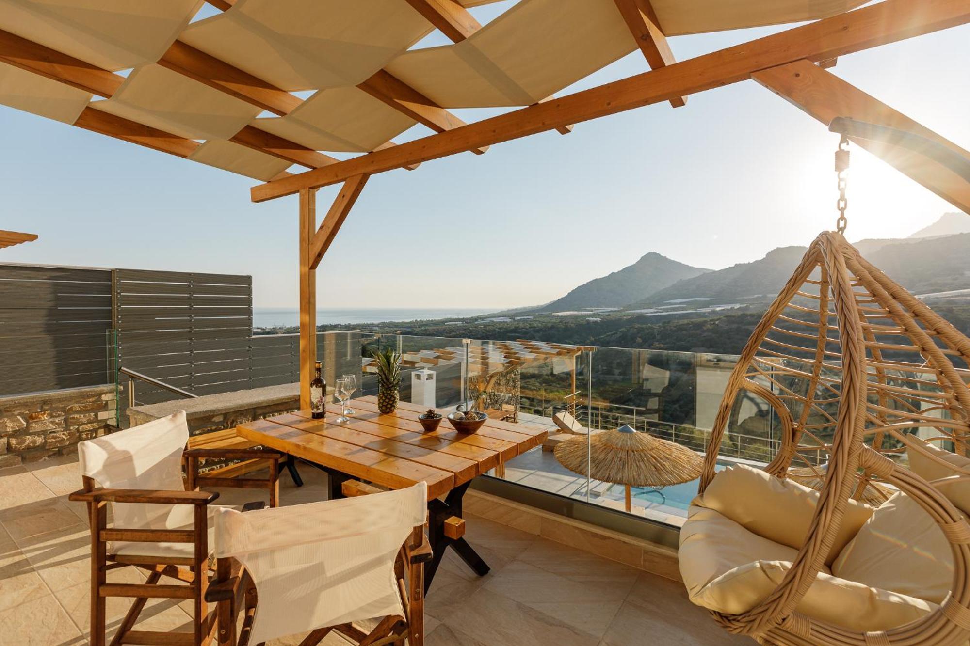 Makrýgialos Mediterranean View Villa מראה חיצוני תמונה