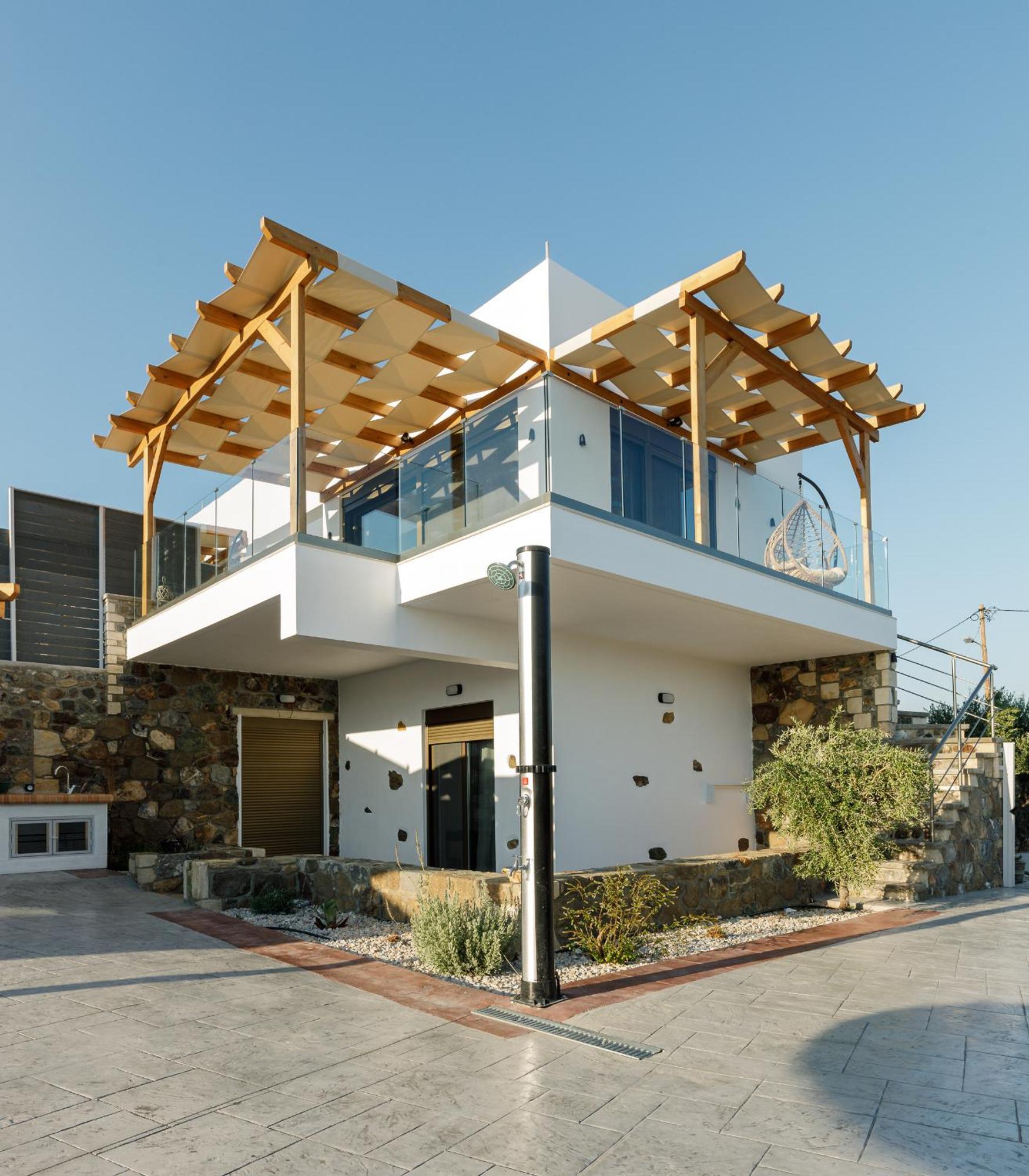 Makrýgialos Mediterranean View Villa מראה חיצוני תמונה