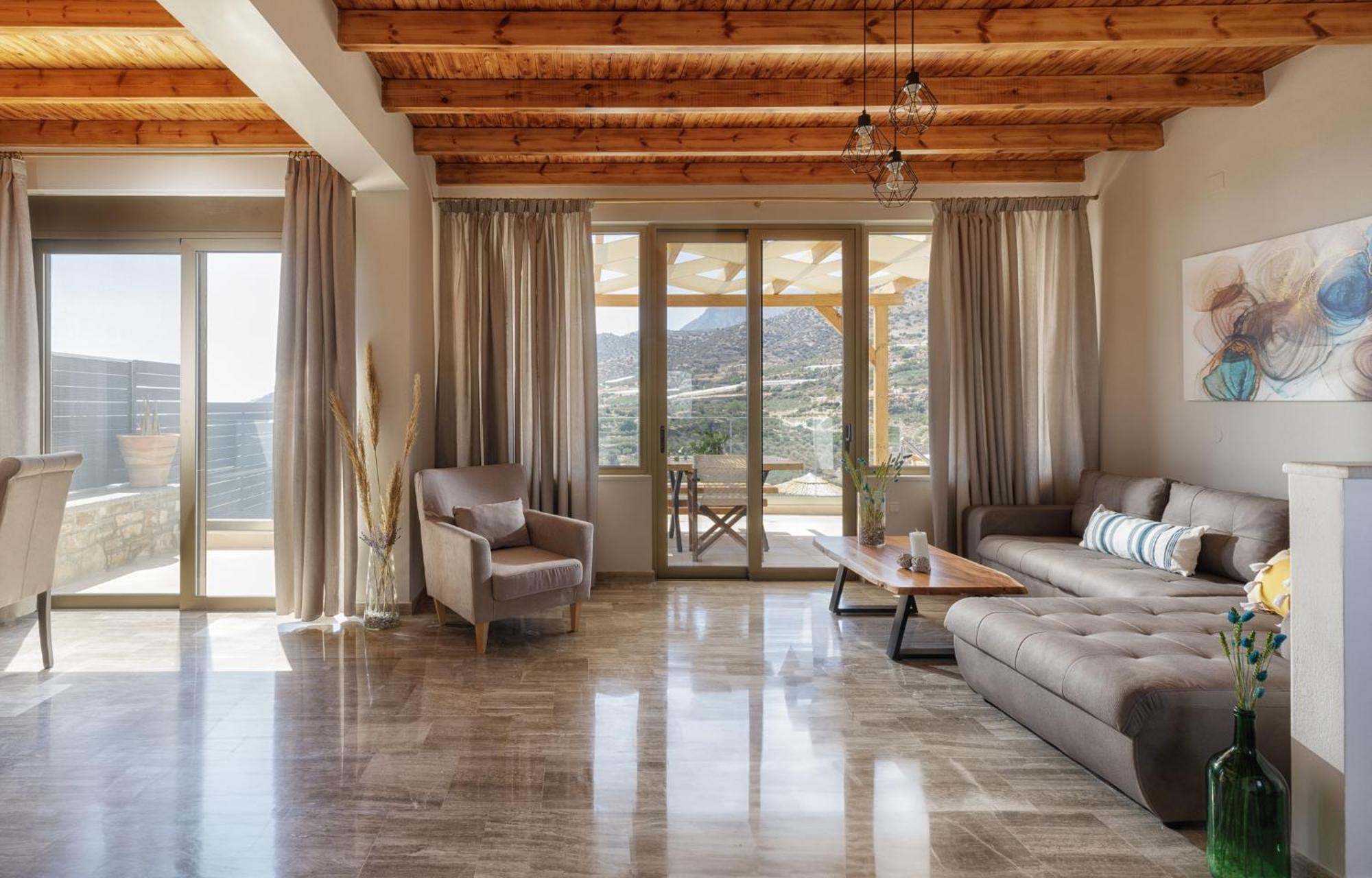 Makrýgialos Mediterranean View Villa מראה חיצוני תמונה