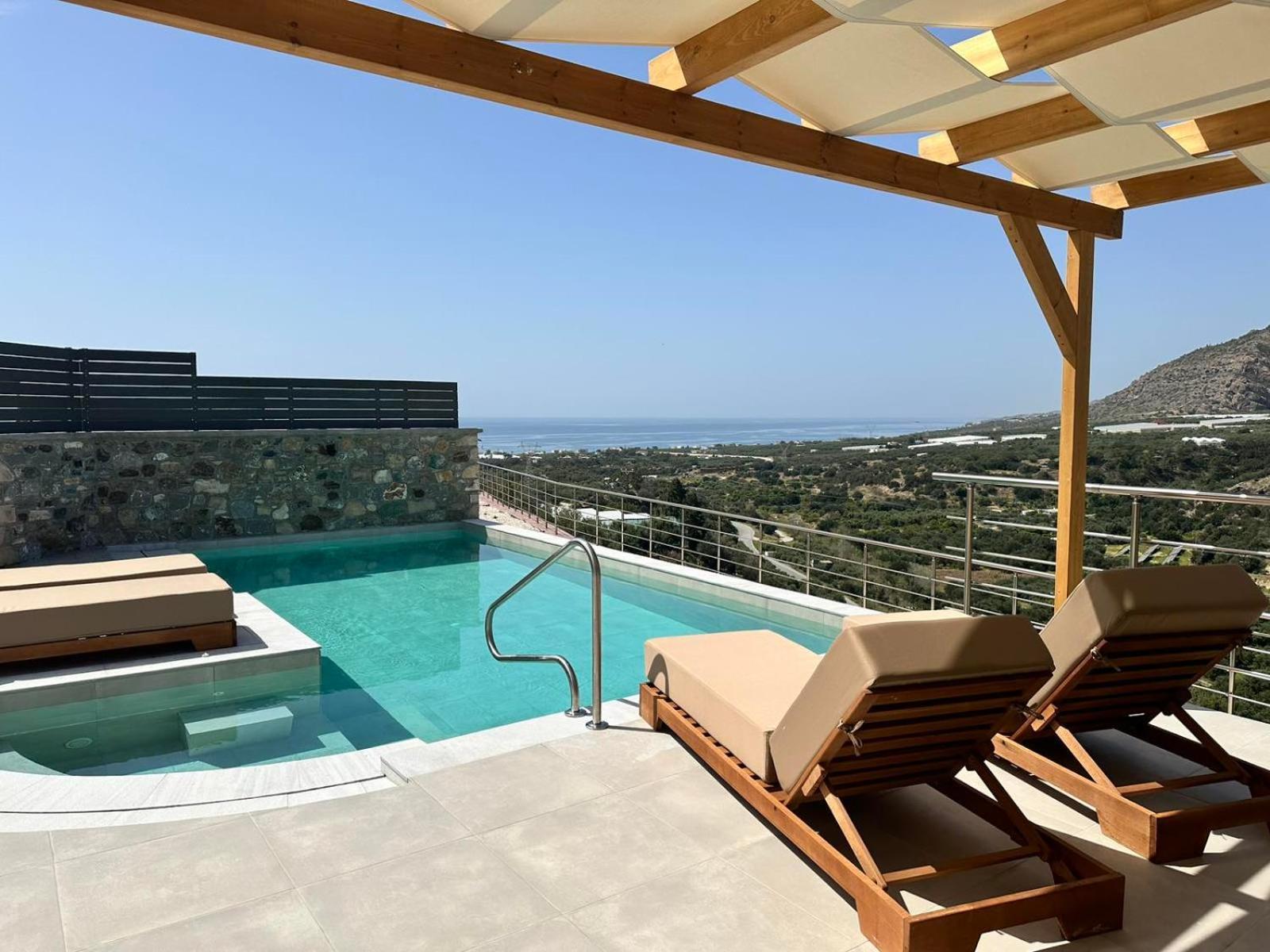 Makrýgialos Mediterranean View Villa מראה חיצוני תמונה