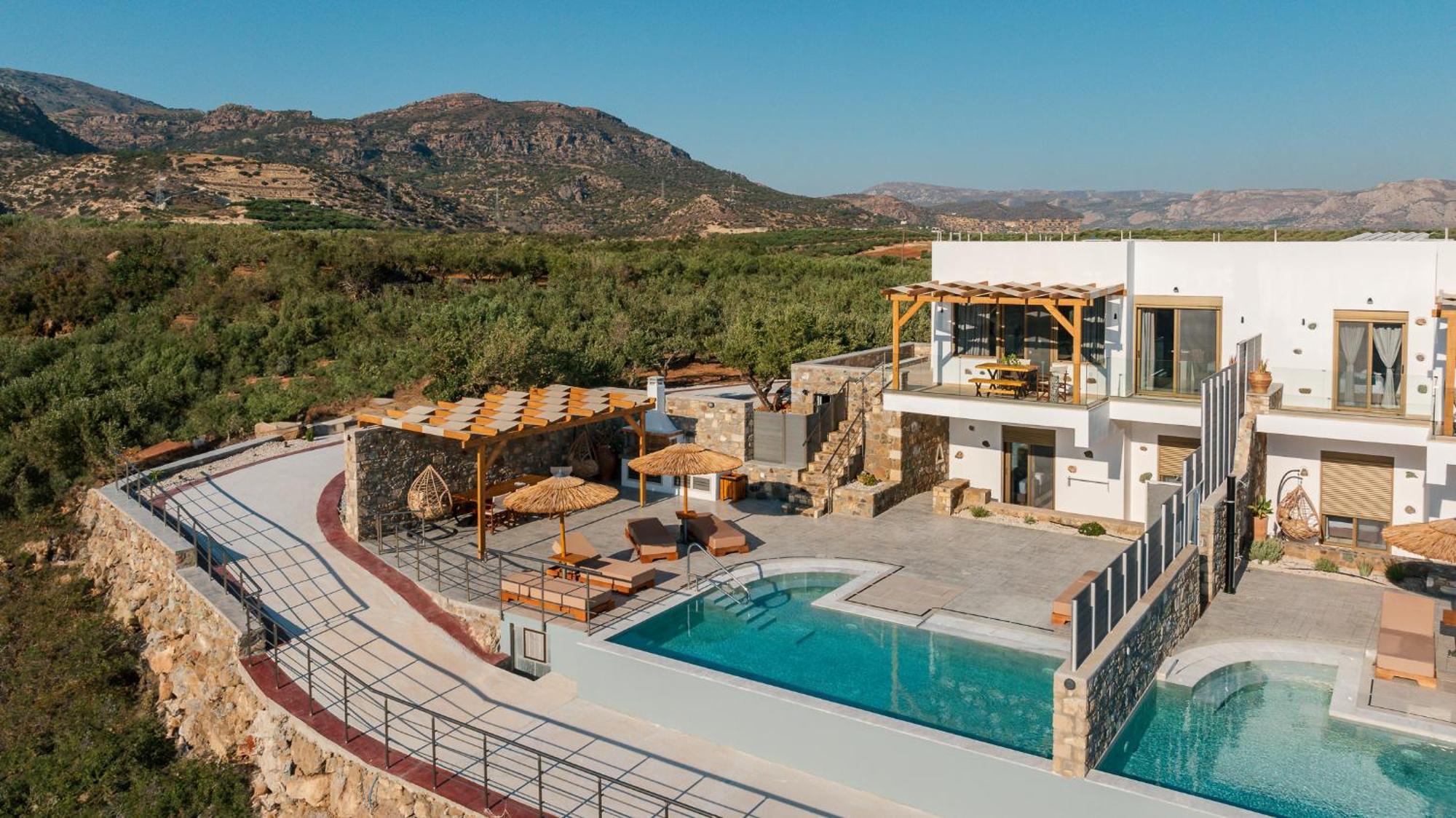 Makrýgialos Mediterranean View Villa מראה חיצוני תמונה
