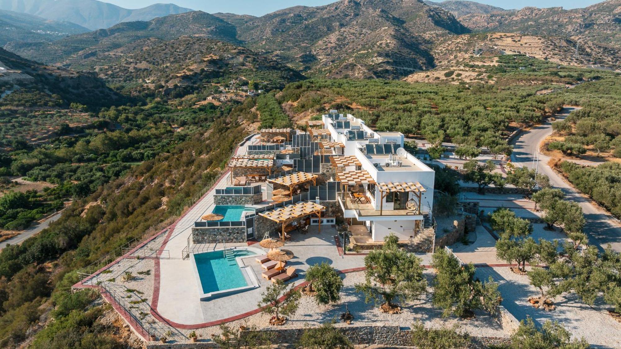 Makrýgialos Mediterranean View Villa מראה חיצוני תמונה
